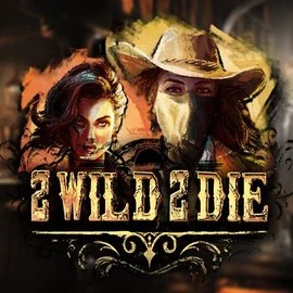 2 Wild 2 Die slot logo by Hacksaw Gaming at Vegasino Casino