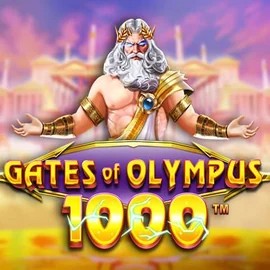 Gates of Olympus 1000 casino game by Pragmatic Play – featured logo at Vegasino Casino
