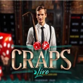Live Craps casino game by Evolution – featured logo at Vegasino Casino