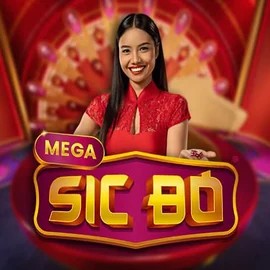 Mega Sic Bo slot logo by Pragmatic Play at Vegasino Casino