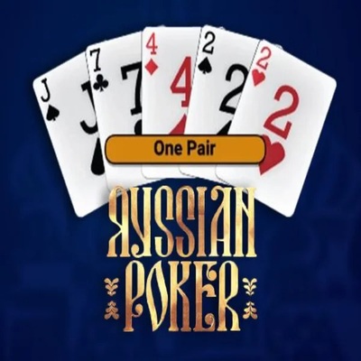 Russian Poker logo by OneTouch Games Vegasino Casino